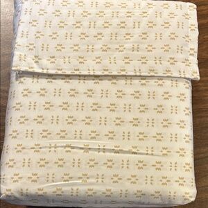 Target Cream and Gold Patterned Bedding Sheets